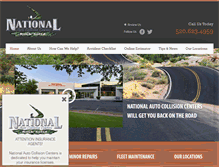 Tablet Screenshot of nationalautocollisioncenters.com